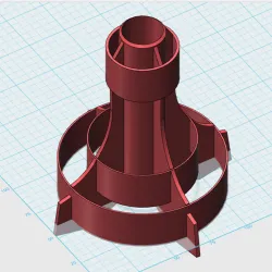 Estes USS Hyperion (kit# 1383) Fin Can