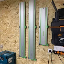 Festool / Makita / Bosch / Mafell /  Triton / Kawasaki Track Rail Wall Mount (vertical/horizontal/ceiling)