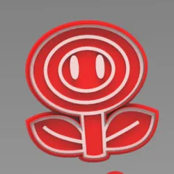 Fire Flower Cookie Cutter Mario bros