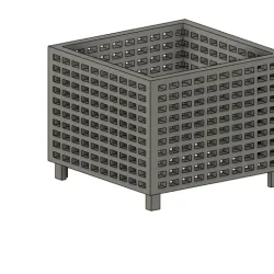 forklift pellet crate