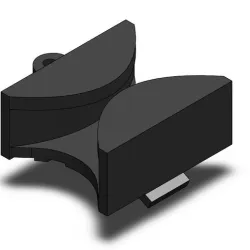 GE Oven Rear Drawer Support Part WB02X33180