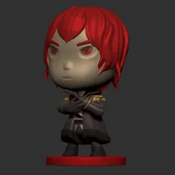 Genshin Impact - Diluc Chibi Figurine