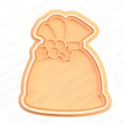 Gift bag cookie cutter