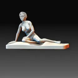 Girl statue