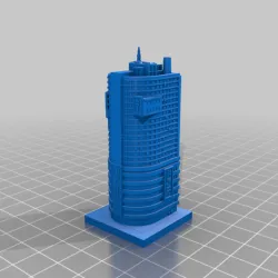 GreebleCity Cyberpunk: Gecorp Marketing Building