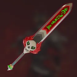 Hades Stygian Blade Aspect of Zagreus cosplay sword 3D print model