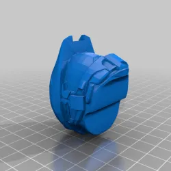 Halo helmet keychain