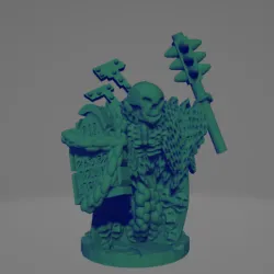 Headstone Wraith With Spiked Club