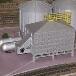 HO Scale Grain Dryer