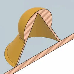 Ice scraper cone