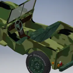 Jeep in parts