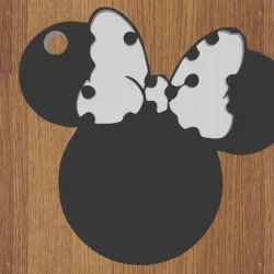 KEYCHAIN minnie mouse