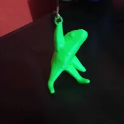 Left Shark Keychain
