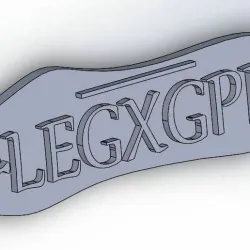 LEGIO X GEMINA PIA FIDELIS Keychain