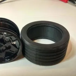 Lego custom tire (disk size 43x26mm)