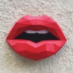 Lips lowpoly