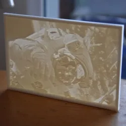 lithophane space frame