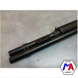 M870 long barrel rail