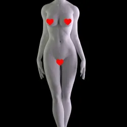 Mass Effect Morinth nude statue Asari sexy figure