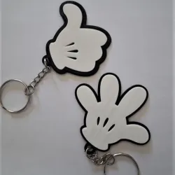 Mickey Hands Key Rings
