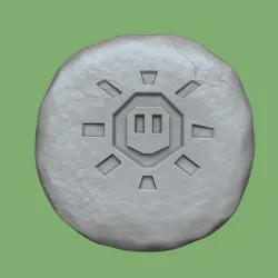 Mind Rune - Runescape - STL Keychain