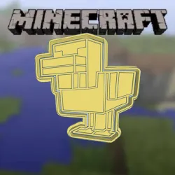 MINECRAFT COOKIE CUTTER DUCK