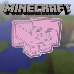 MINECRAFT COOKIE CUTTER PIG