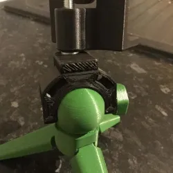 Mini tripod iphone clamp mount