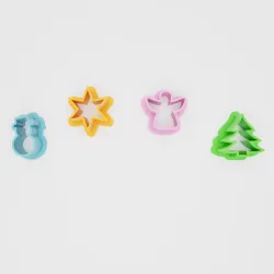 Miniature shapes cookie cutter set (4pcs)