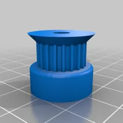 My Customized Parametric pulley - lots of tooth profiles