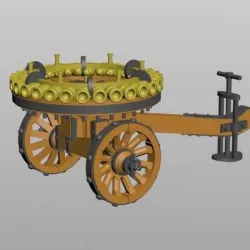Nartov multi-barrel mortar