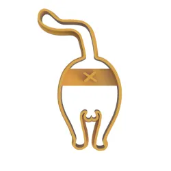 **New** Fat Cat Butt Cookie Cutter (For Personal Use Only)