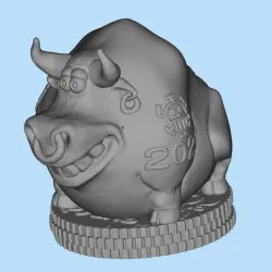 New year symbol BULL