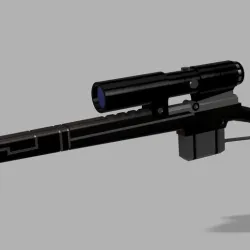 Observer's Rugged Enfield Laser Rifle