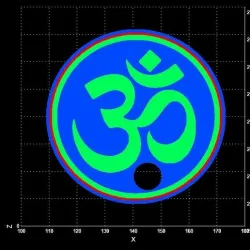 Om symbol cookie cutter