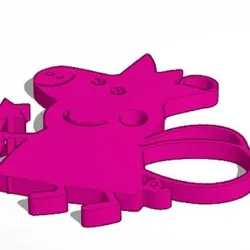 Pepa pig key ring