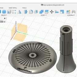 Photogrammetric rotary base.