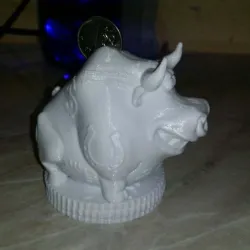 Piggy bank bull 2021