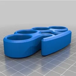Plastic brass knuckles