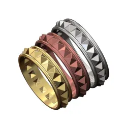 Pyramid motif band 3D print model