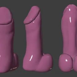 Realistic Cock with Balls.