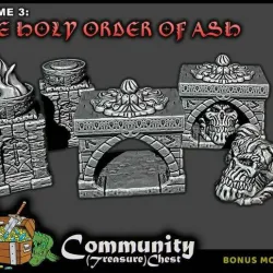 Religious Relics and Brazier - 28mm