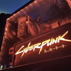 RGB LED Frame (w/ Cyberpunk Overlay)