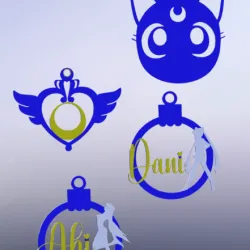 sailor moon christmas spheres