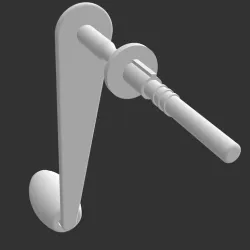 Shaft for Knosti disco-antistat
