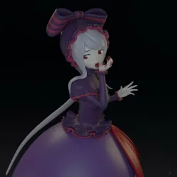 Shalltear Bloodfallen - Overlord (stl, ob and fbxj)