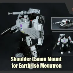 Shoulder Canon Mount for Transformers Earthrise Megatron
