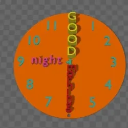 Show clock