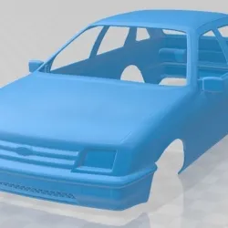 Sierra 5 Door 1984 Printable Body Car