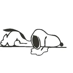 Snoopy Sad